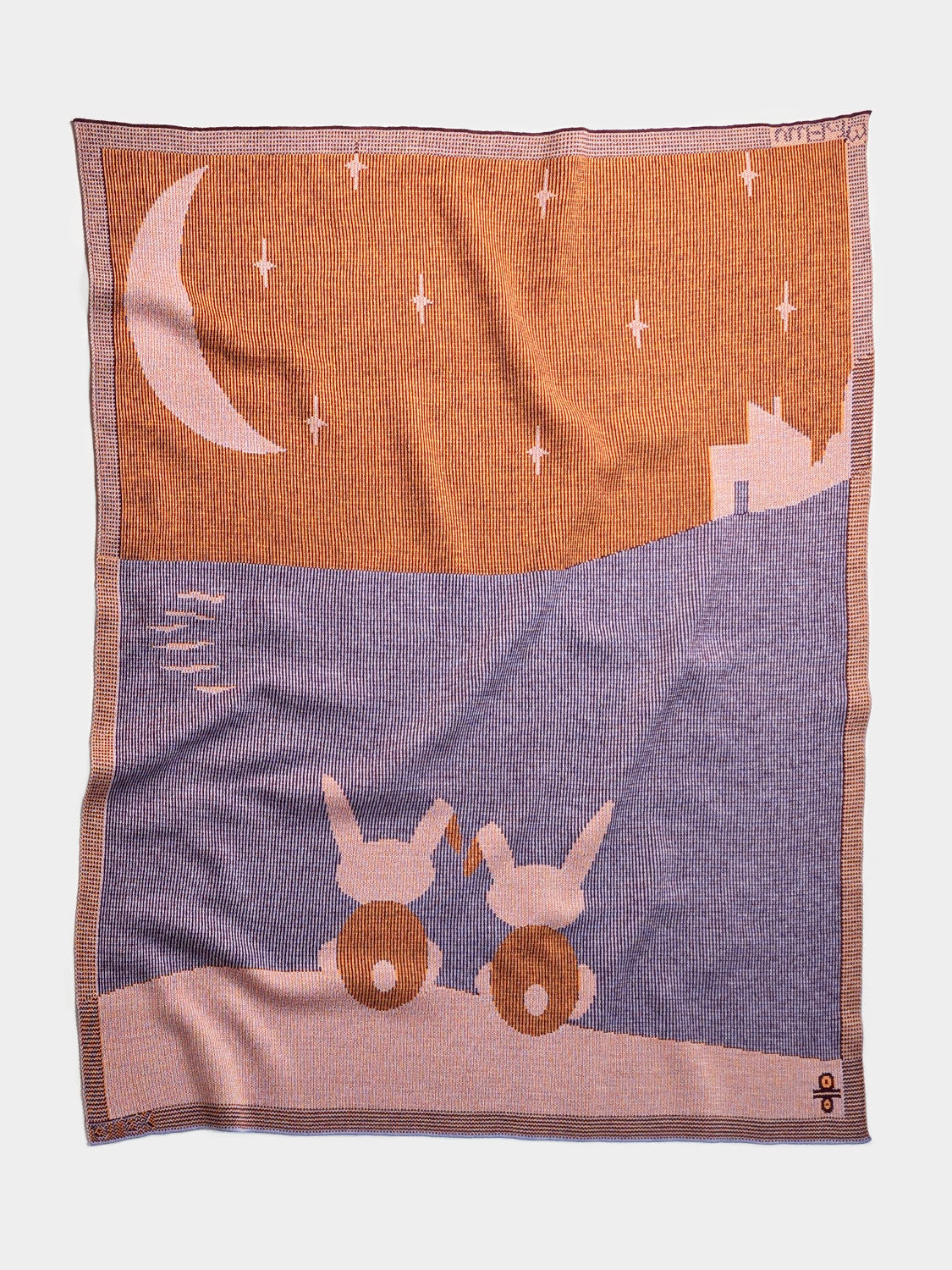 KANINVENNER babypledd (orange)